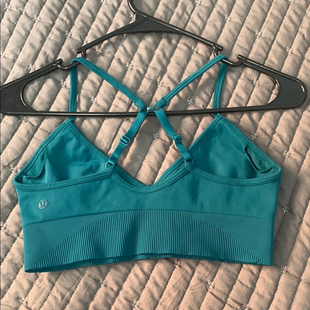 lululemon athletica Teal Sports Bra
